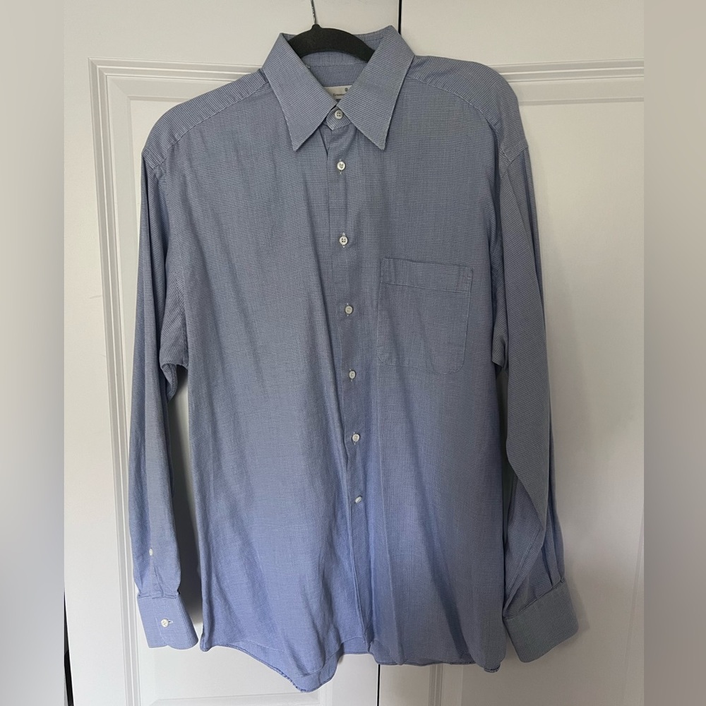 Zegna Blue Dress Shirt